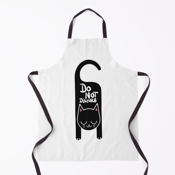 Item preview, Do Not Disturb Black Cute Cat designed and sold by Opal Print.