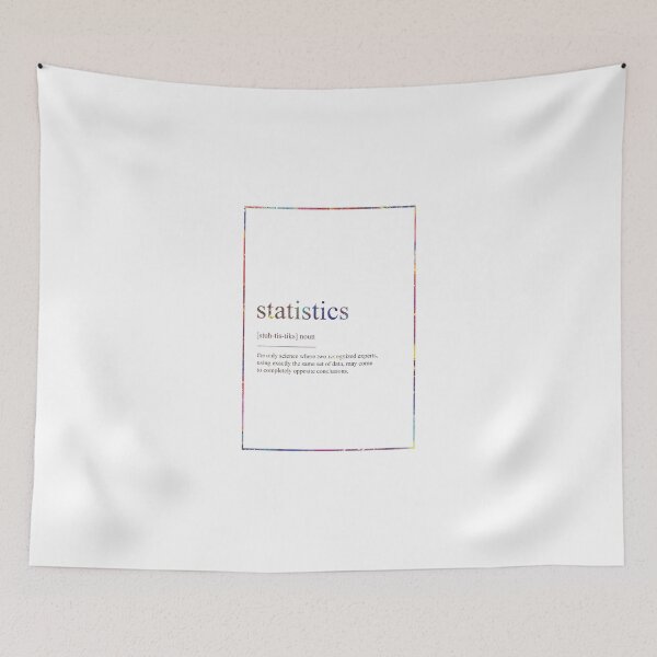 Item preview, STATISTICS 518 Watercolor Map Yoga Quote Definitio designed and sold by vividpixelusa.