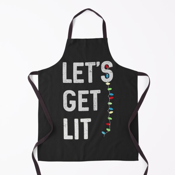 Item preview, Let's Get Lit Funny Holiday Christmas Xmas Drinking Party Gift designed and sold by hypemod.