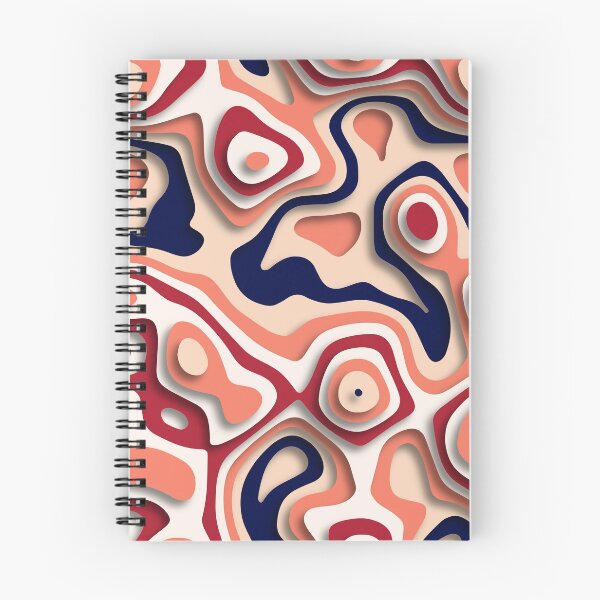 Item preview, Colorful Abstract counter line 3d paper pattern designed and sold by Daniel Lomelí.
