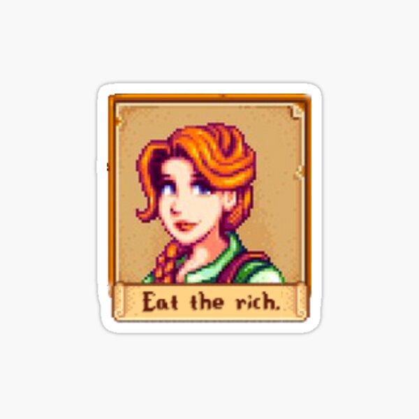 Aperçu de l'œuvre Stardew Valley Leah Eat the Rich créée et vendue par SpawnOfOod.