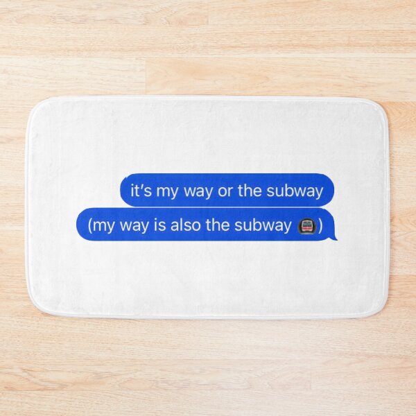 Item preview, Its My Way Mobility Message designed and sold by campus-scape.