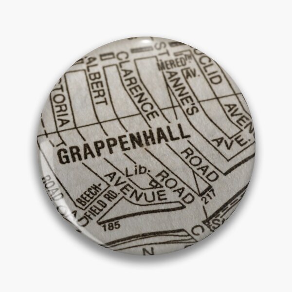 Item preview, Grappenhall Village, Warrington, Cheshire, WA4,map designed and sold by Local gifts from HotpixUK .