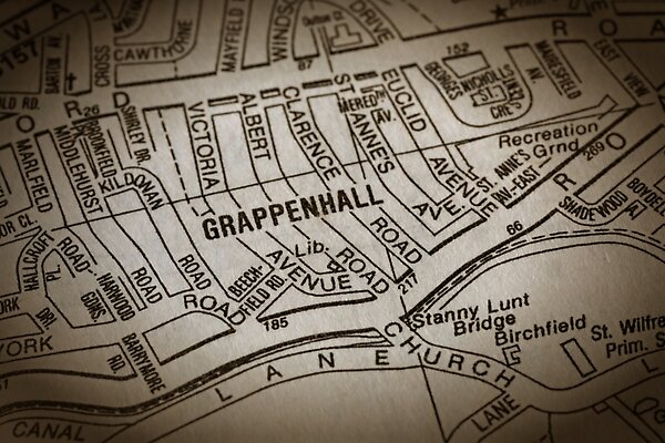 Grappenhall Village, Warrington, Cheshire, WA4,map
