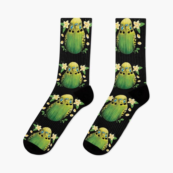 Item preview, Tropical Lime Budgerigar designed and sold by Karin Taylor.