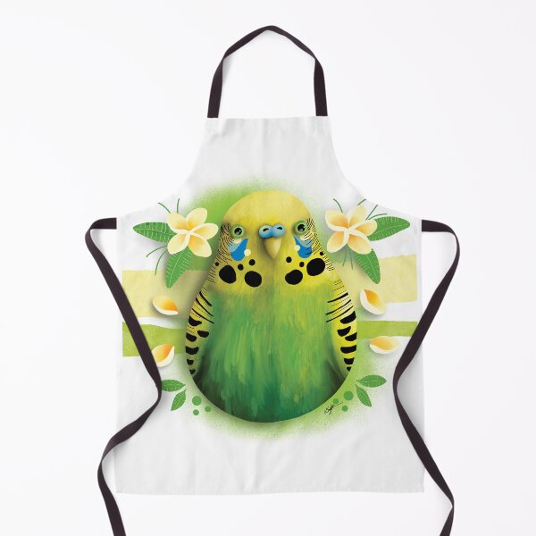 Item preview, Tropical Lime Budgerigar designed and sold by Karin Taylor.