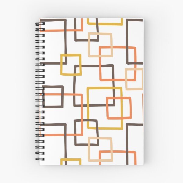 Item preview,  Retro Geometric Shapes Mustard Yellow Pink Tan Orange Pattern designed and sold by thekyngsqueen.