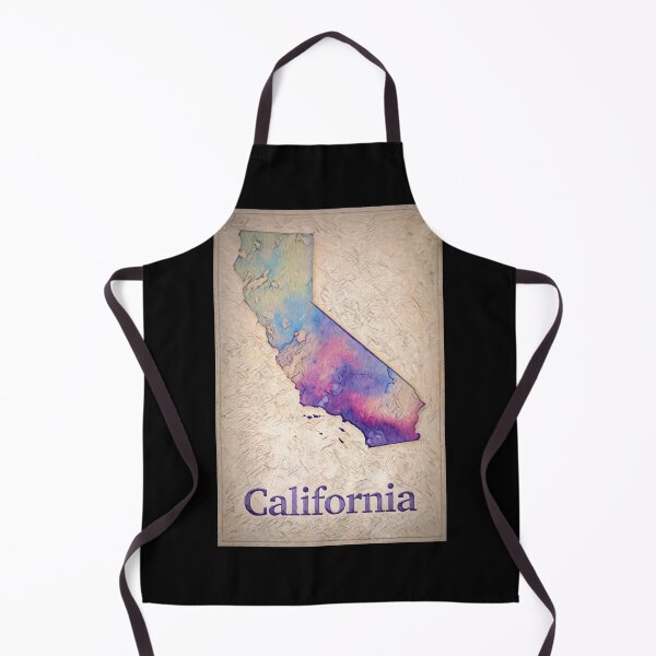 Item preview, Old World Look State of California Map designed and sold by AlanPhotoArt.