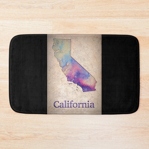 Item preview, Old World Look State of California Map designed and sold by AlanPhotoArt.