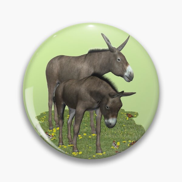 Item preview, Donkey Friends in Field of Gold designed and sold by LoneAngel.
