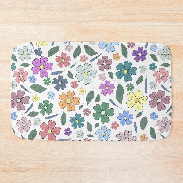 Item preview, Flowers and Leaves in Soft Pastel designed and sold by CottoVerdi.