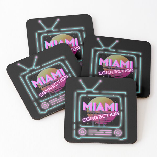 Item preview, Miami Connection Vaporwave | Neo 80s Movies | Cult Classics designed and sold by Slightly Larger Glasses.