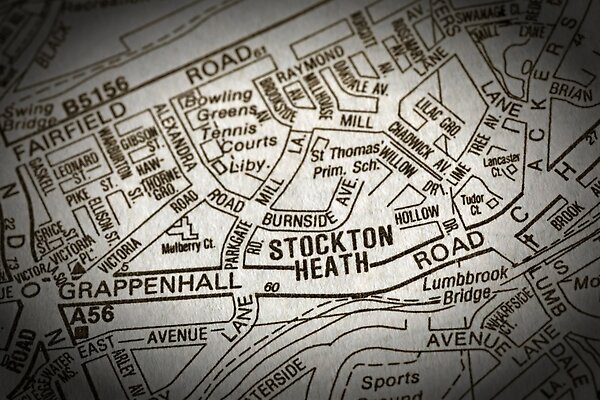 Stockton Heath,Warrington,Cheshire,WA4,map