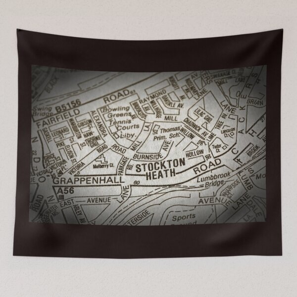Item preview, Stockton Heath,Warrington,Cheshire,WA4,map designed and sold by Local gifts from HotpixUK .