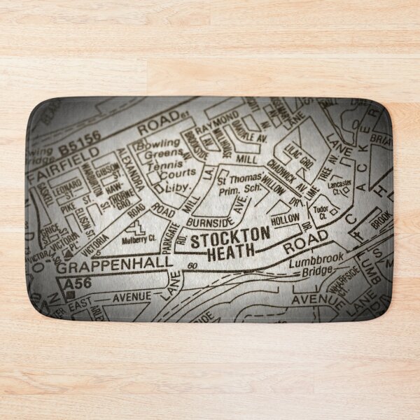 Item preview, Stockton Heath,Warrington,Cheshire,WA4,map designed and sold by Local gifts from HotpixUK .