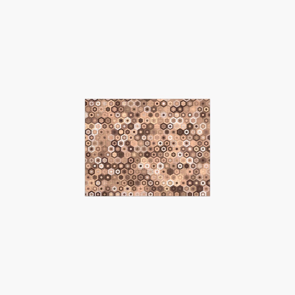 Chocolate Hex Dazzle Jigsaw Puzzle