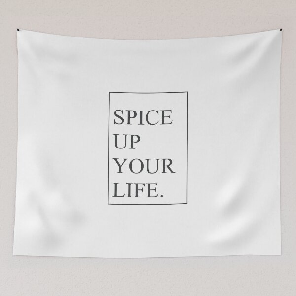 Item preview, Spice Up Your Life 515 Watercolor Map Yoga Quote D designed and sold by vividpixelusa.