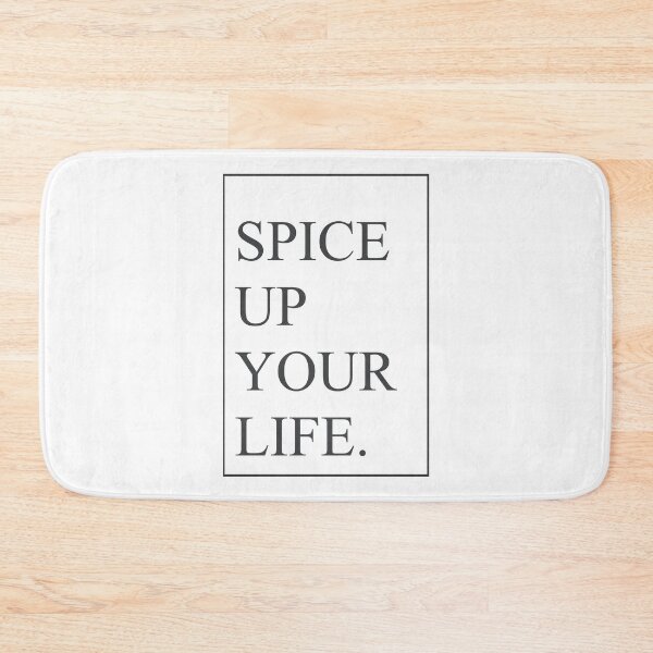 Item preview, Spice Up Your Life 515 Watercolor Map Yoga Quote D designed and sold by vividpixelusa.