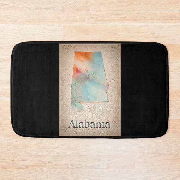 Item preview, Alabama State Map designed and sold by AlanPhotoArt.