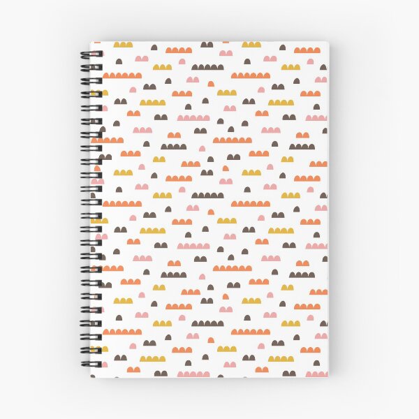 Item preview,  Retro Geometric Shapes Mustard Yellow Pink Tan Orange Pattern designed and sold by thekyngsqueen.