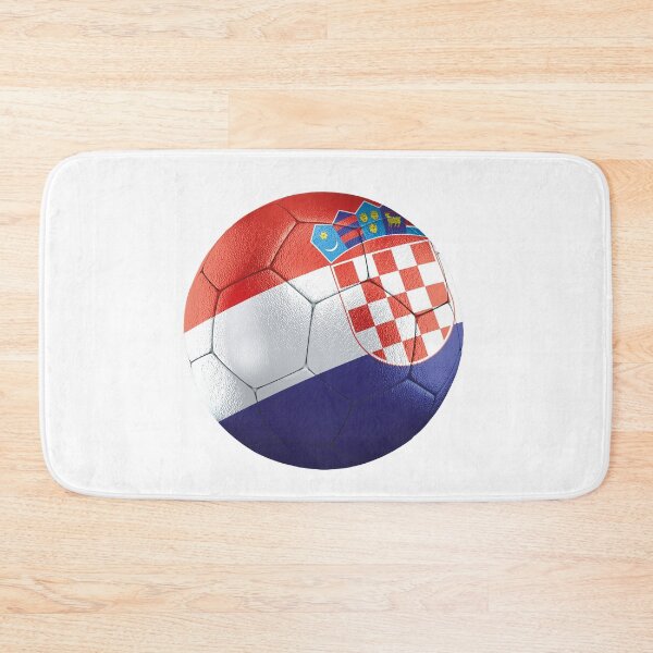 Item preview, Football Ball Croatia Flag white background designed and sold by oxoxoxo.