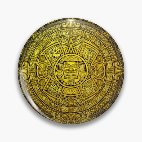Item preview, Aztec Sun Stone - Pure Aztec Gold designed and sold by kernowerno.