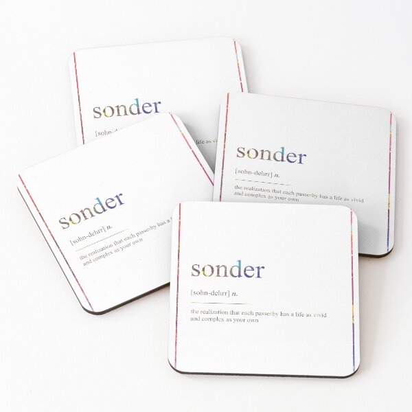 Item preview, SONDER 512 Watercolor Map Yoga Quote Definition De designed and sold by vividpixelusa.