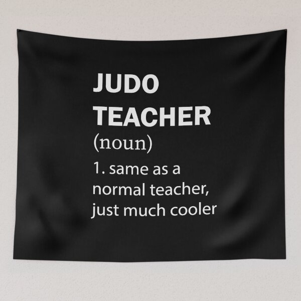 Aperçu de l'œuvre funny judo teacher definition créée et vendue par PRINTED ..