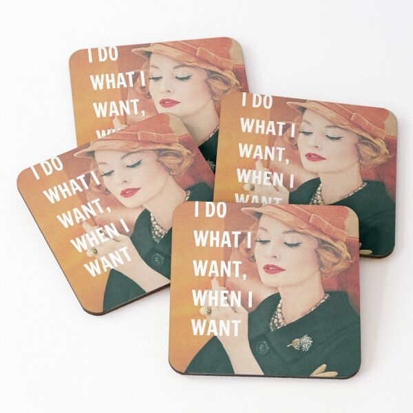 Item preview, I Do What I Want Quote designed and sold by Natalie Ricker.