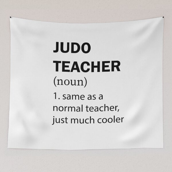 Aperçu de l'œuvre funny judo teacher definition créée et vendue par PRINTED ..