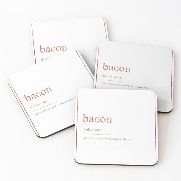Item preview, BACON 509 Watercolor Map Yoga Quote Definition Des designed and sold by vividpixelusa.