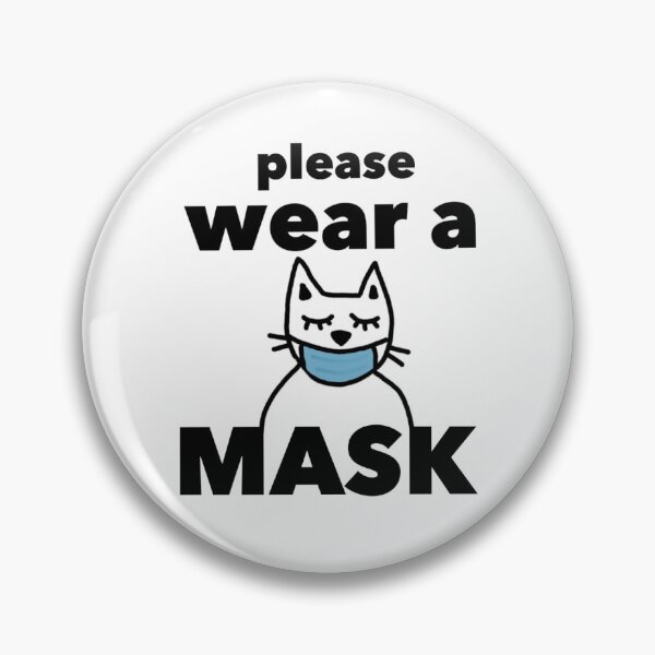 Item preview, Please Wear A Mask Cat designed and sold by Lindsey Crawford.