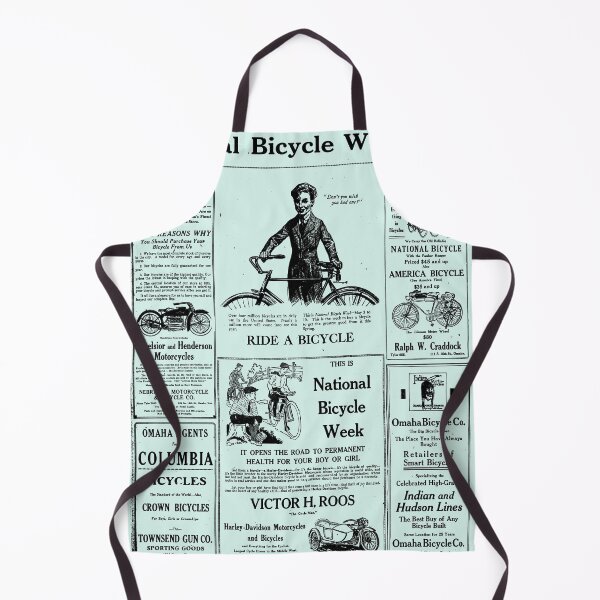 Item preview, 1919 Vintage Bike Week Newspaper Page [Positive Space] designed and sold by bellatierra.