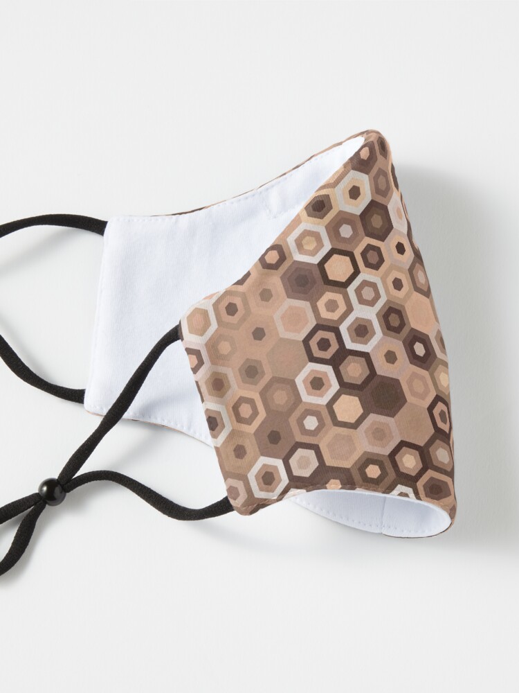 Alternate view of Chocolate Hex Dazzle Mask
