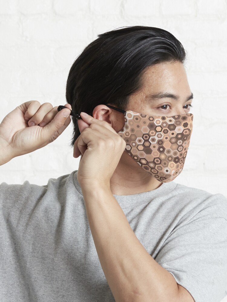 Alternate view of Chocolate Hex Dazzle Mask