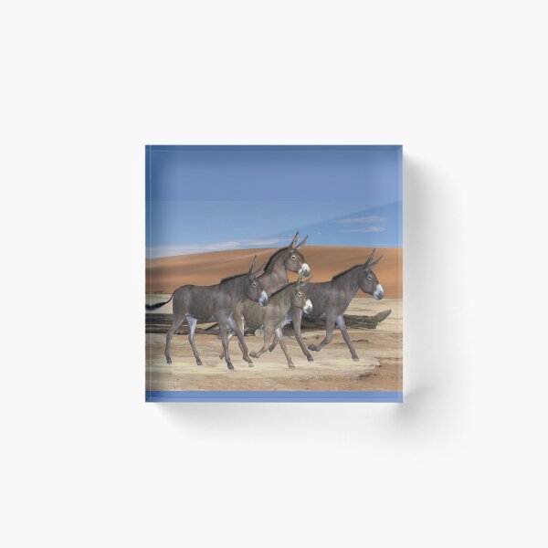 Item preview, Herd of Desert Donkeys designed and sold by LoneAngel.
