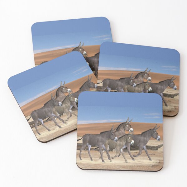 Item preview, Herd of Desert Donkeys designed and sold by LoneAngel.