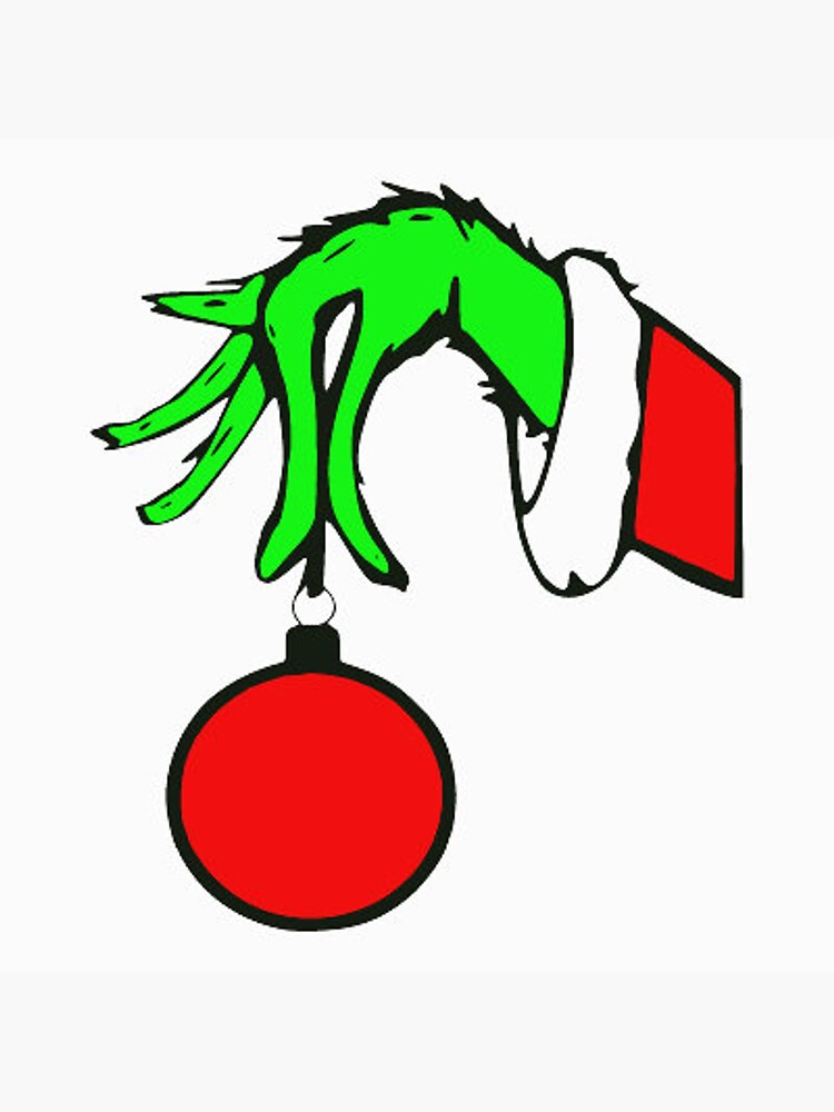 Grinch Hand Stickers for Sale
