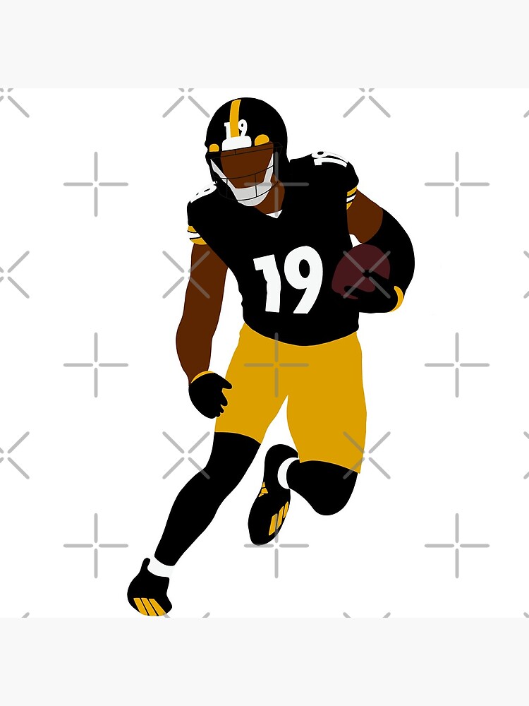 JuJu Smith-Schuster Football Paper Poster Chiefs 3 - Juju Smith Schuster -  Sticker