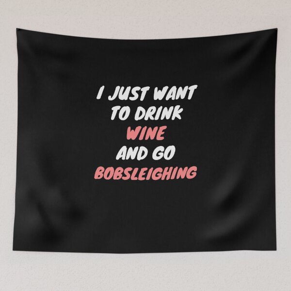 Item preview, Wine and bobsleigh designed and sold by SnowballStep.