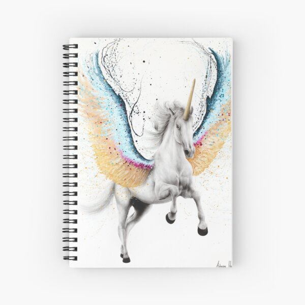 Wunderliches Einhorn Spiralblock