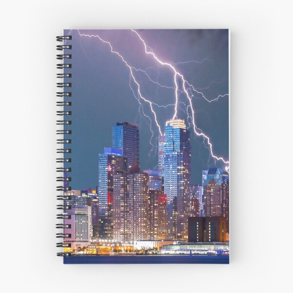 Item preview, Big Storm Lightning near New York City designed and sold by WichitaClothing.