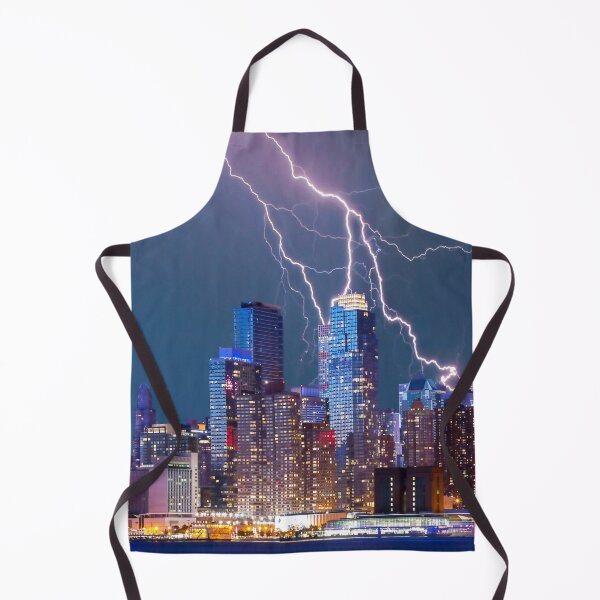Item preview, Big Storm Lightning near New York City designed and sold by WichitaClothing.