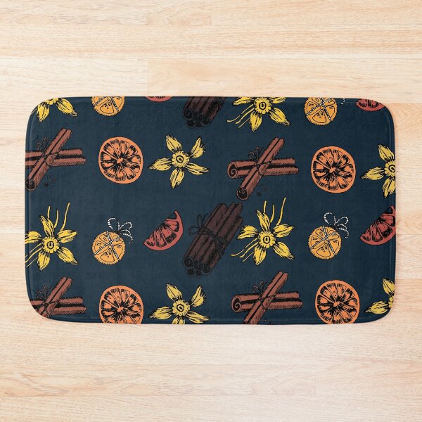 Item preview, Christmas Holiday Food - Dark Blue designed and sold by galleasstudio.