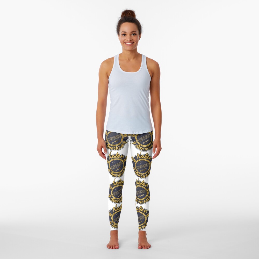 Native American - Proud To Be Mohawk Leggings for Sale by nativeStor