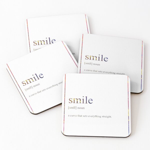 Item preview, SMILE 505 Watercolor Map Yoga Quote Definition Des designed and sold by vividpixelusa.