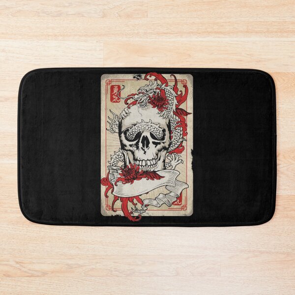 Item preview, Tarot Witch Occult Pagan Skull Skeleton Skull and Bones Dragon designed and sold by Stephani Analah.