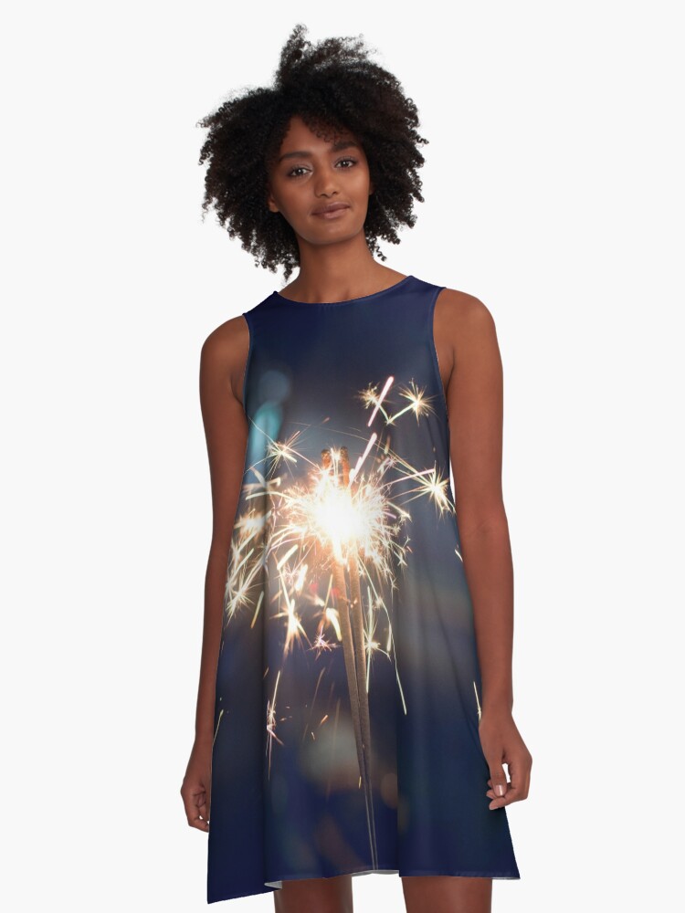 Firecracker Chiffon Dress