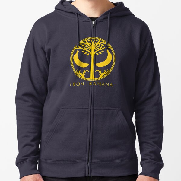 IRON BANANA Zipped Hoodie