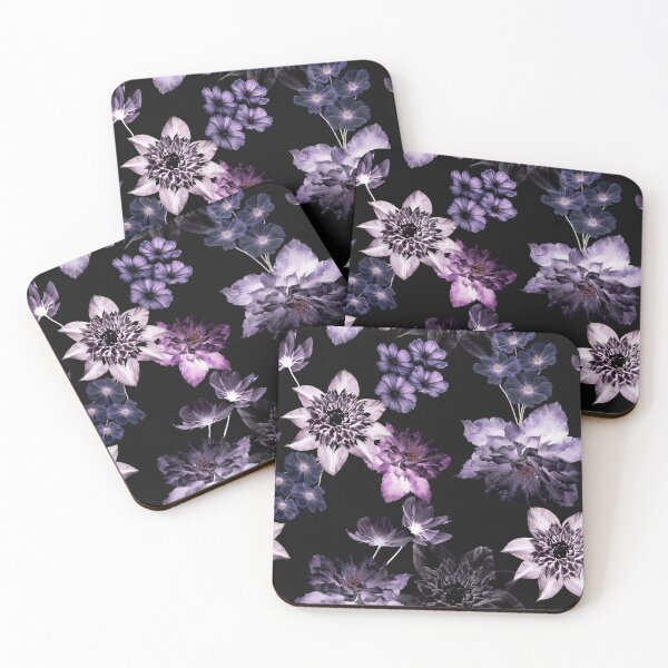 Item preview, Purple Floral Flowers Spring Summer  designed and sold by Stephani Analah.